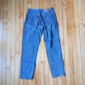 Levi's 550 vintage tapered relaxed medium wash high-rise jeans